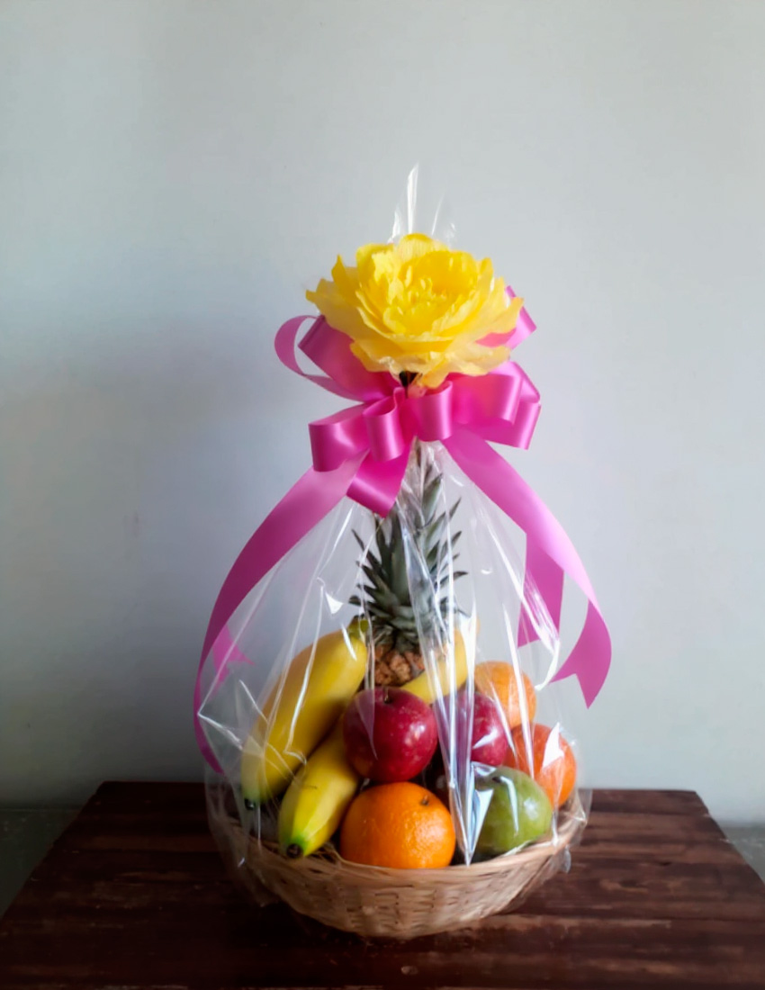 Fruit and Flowers Basket